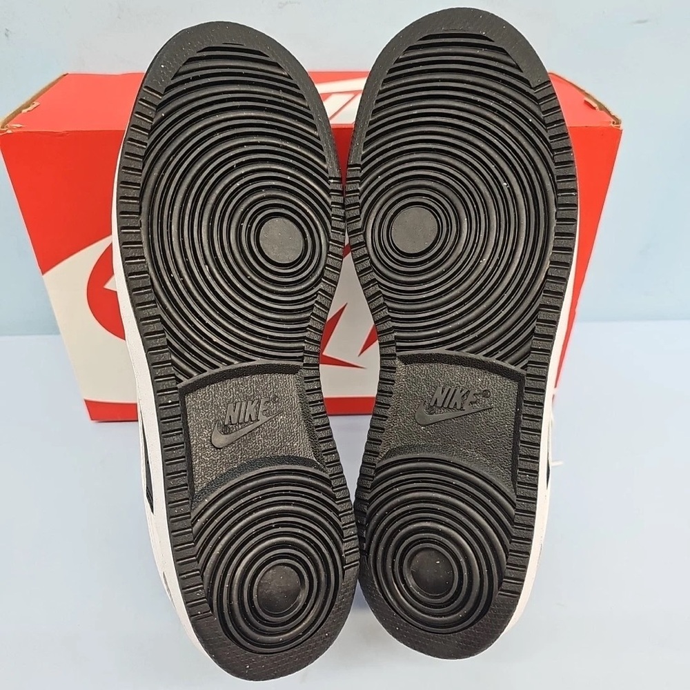 Men’s Nike Court Vision Low Tennis Shoes - Black White Panda HM9862-001 - Picture 7 of 10